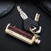 BOLLAER Keychain Matchstick Fire Starter, Permanent Metal Match Flint Lighter