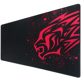 Exco - Tapete para mouse, grueso, liso, extra grande, para juegos, superficie suave, tapete de goma antideslizante con diseños para oficina y jugadores