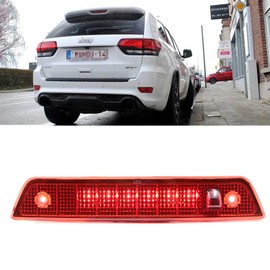 High Mount LED 3rd Stop Brake Lights Third Light Brake CHMSL Center Light for 2005-2010 Jeep Grand Cherokee (Red)