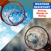 PRISP Nylon Tricolour Basketball Net - Weather Resistant All Courts