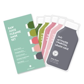 ESW Beauty Raw Juice Cleanse Sheet Mask Set Multipack