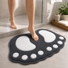 Cartoon Flannel Bathroom Mat – Soft Absorbent Non-Slip Floor Mat