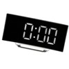 Digital Alarm Clock Mirror Smart Light Sensing Curved Screen LED