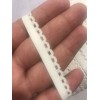Unbranded 15 Yard White Elastic Lace Trim 1/4 inches width