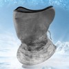 Outdoor Sports Cooling Mask Sunshade for Golf Hiking Dark Black