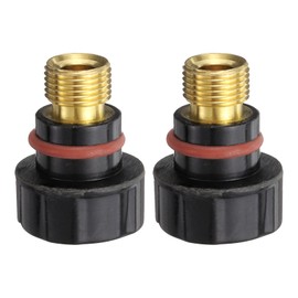 HARFINGTON 2pcs TIG Back Cap 57Y04 Fit Welding Torch WP-17, WP-18, WP-26 Long Back Cap for TIG Torch Part Accessory Replacement Part