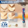 Bestgle Up Down Compression Cut Spiral Flush Trim Router Bit,