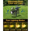 Fratink Solar Spot Lights Outdoor, 2 Pack Outdoor Solar Lights