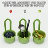 Hanging Strainer for Sink - Removable Strainer with Push Button,