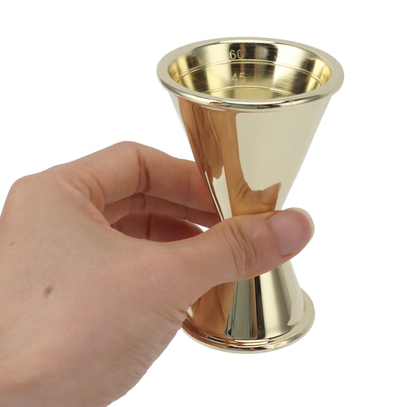 Cocktail Jigger Double Sided Stainless Steel Bar Shot Measuring Cup