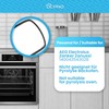 DL-pro Oven Seal with 4 Hooks/Gasket Fits AEG Electrolux 140043543028