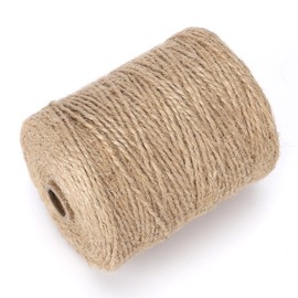 NETTEMPT Garden Twine, Knitting Cord,656 Feet 2MM Decorative Hand Knotted Rope for Gift Wrapping, Home Decor, Craft Projects (Brown)
