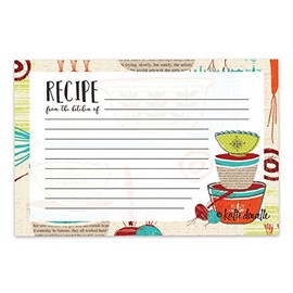Brownlow Gifts 4" x 6" Lined Recipe Cards, Made With Love, 36-Count