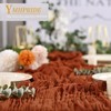 YMHPRIDE 2 Packs Terracotta Cheesecloth Table Runner, 35"x120" Rustic Gauze