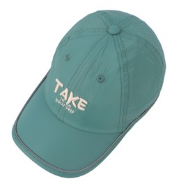 Children's Baseball Cap Peaked Cap Quick-Drying Mesh Cap Baseball Cap Sun Hat Boys Girls Basketball Sports Cap Adjustable Baseball Cap Embroidered Summer, Green, Unit size