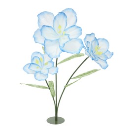 Giant Artificial Flower for Decoration, Flower Decor for Wedding Birthday Easter Party Mother's Day Backdrop Banquet Photography Props, Shop Window Display (Blue)