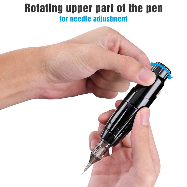 Yescom Tattoo Pen Machine with RAC Cord Aluminum Alloy for