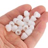 sourcing map M5x0.8 Acorn Cap Nuts, 100Pcs Nylon Dome Cap