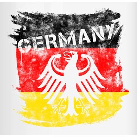 Cup Cups 325 ml – Football European Championship – Germany with Eagle Germany – 325 ml – Bordeaux Red – Coffee Cup 2024 EU Football German Euro 24 Football World Cup EM24 European Championship