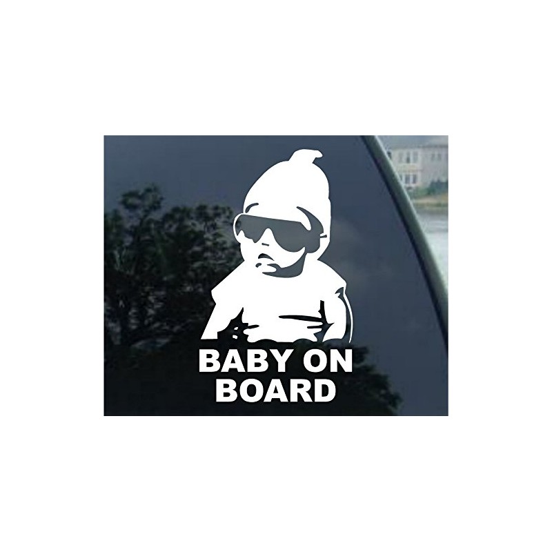 Crawford Graphix Baby on Board Carlos Hangover Decal (6" x