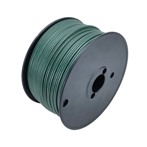 Ajiminyco 250' roll UL C ertificate SPT-1 18/2 18 Gauge Wire Zip Cord Electrical Wire UL List,18AWG Christmas Extension Lamp Wire Cord (Green)