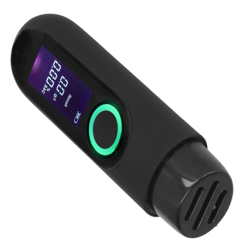 Alcohol Tester LCD 3 Color Display USB Charging Blowing Contactless