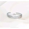 Affinity Fashion Jewelry Toe Ring Channel Set Round Cut Cubic
