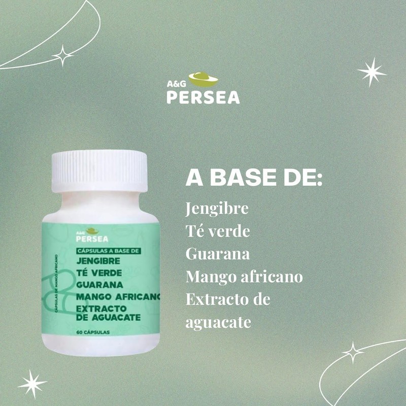 A&G PERSEA PACK 2 Frascos 60 C/u Cápsulas a base