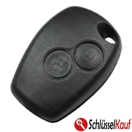 KONIKON Car Key 2 Buttons Key Shell Remote Control Replacement with 2 Micro Button Buttons Suitable for Dacia Dustuer Sandero Logan Opel Movano Vivaro