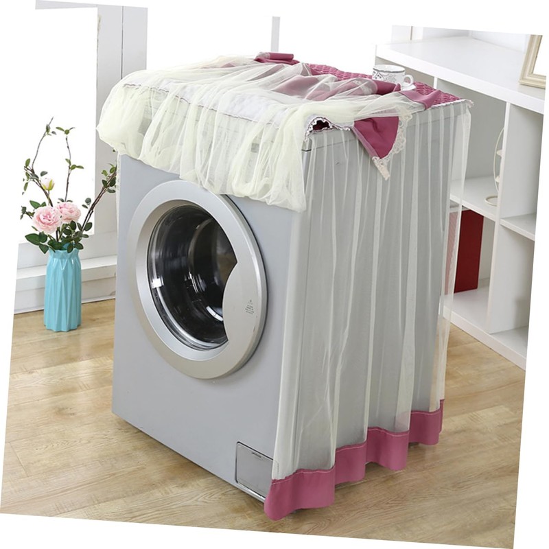 iplusmile Delicate Washing Machine Cover Purple Washer Protector for Home