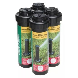 Rain Bird 32SA Rotor Sprinkler Heads (4-Pack) - FREE Adjustment Tool - Simple Adjust DIY