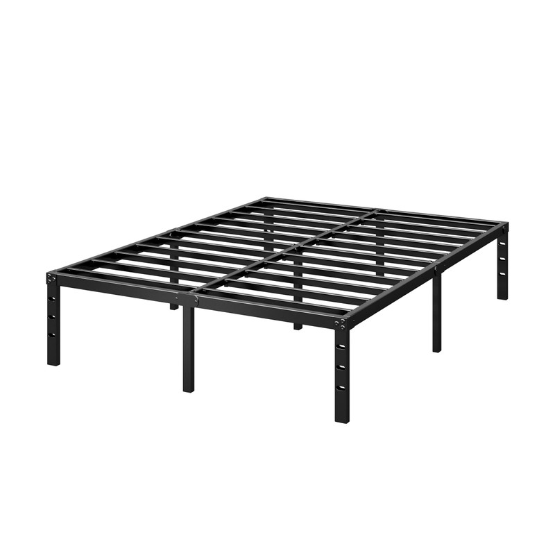 HLIPHA Metal Platform Bed Frame 12 Inch Tall,No Box Spring