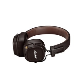 Marshall Major IV Wireless On-Ear Headphones, Brown, 80 Hours of Continuous Playback, Supports Qi Charging, Calls