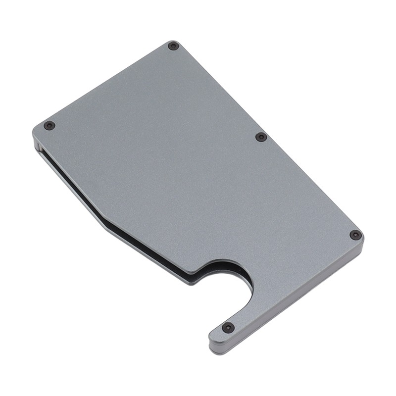 Minimalist Card Holder Aluminum Alloy Auto Ejected Anti Theft Credit