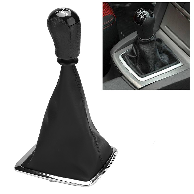 5 Speed Gear Stick Shift Knob Gaiter Boot Cover for