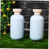 Baluue 2 Pcs Travel Size Shampoo Bottles Toiletry Containers Tight