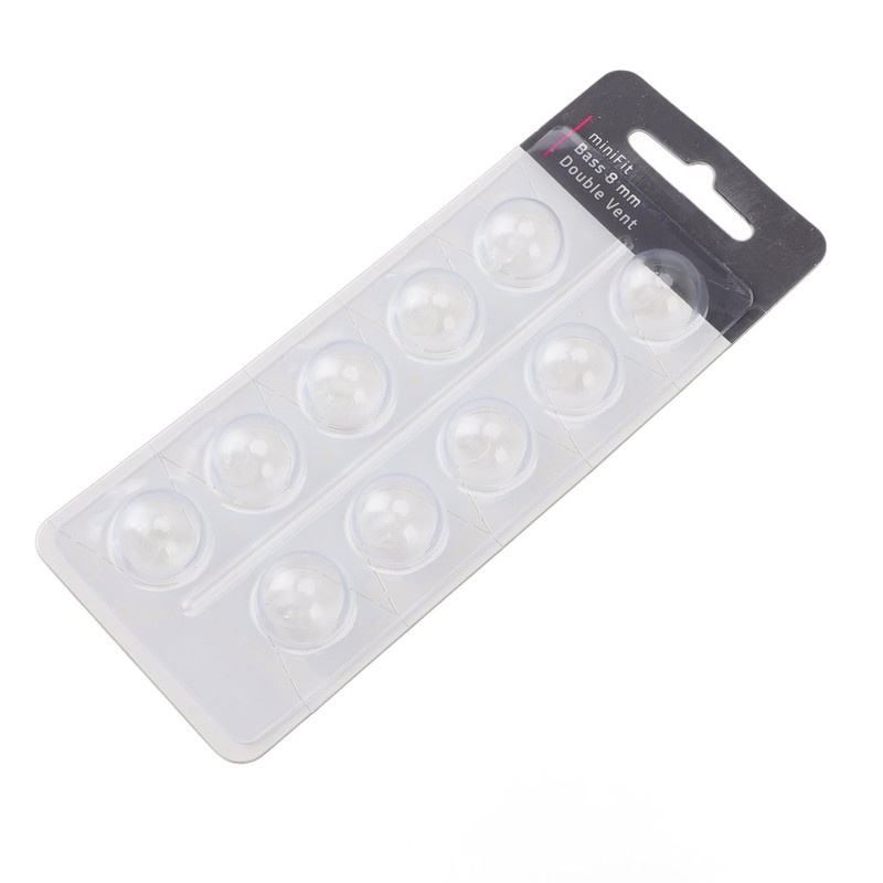 10pcs Double Vent Bass Dome Accessory Single Layer Double Vent
