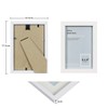 Q.Hou 6x4 Inch White Picture Photo Frame, 3 Packs, Real