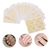 Minkissy 20 Sheets Gold Plated Nail Stickers Leaf Floral Manicure