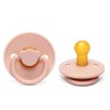 Cutties and Giggles Round Nipple Soother 2-Pack, BPA Free Dummy