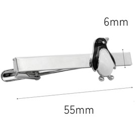 n02118 Necktie Clip, Penguin Motif