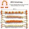 Indian Idol Marigold Garland Mala Hindu Temple Mandir Diwali Pooja