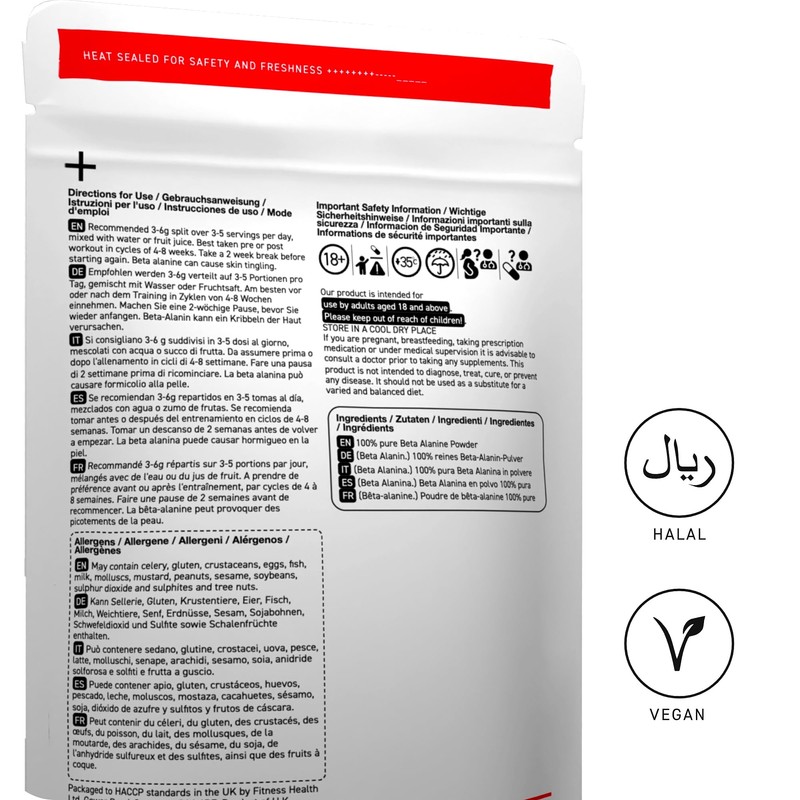 Rapid Strength Beta Alanine Powder - Premium Beta Alanine Supplement