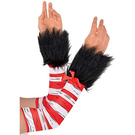 Costumes USA Dr. Seuss Womens Cat in the Hat Arm Warmers(OS)