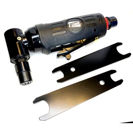 HHIP 7609-0904 Z-Limit Ergonomic Low Noise Angle Air Die Grinder, 90 PSI Air Pressure, .25-inches NPT Air Inlet, 6.688" Length (Pack of 1)