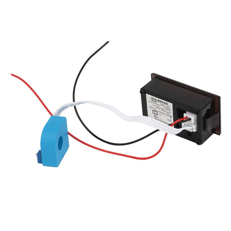 DC Ammeter with Hall Sensor LED Digital Display 50A High