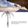 Outdoor Survival Hook Stainless Steel Foldable Climbing Grappling Hook for