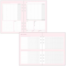 Marks ODR-RFL05-A Personal Organizer, 6 Holes, A5 Full Size, Refill, Household Book, Household Notebook Set, Life Log,