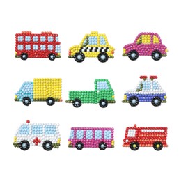 Diamond Painting Car Sticker Kit for Children Age 5+