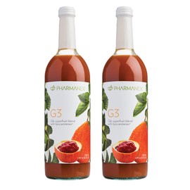 Nu Skin G3 Juice | 25 Fl Oz | 2 Pack | Antioxidant Superfruit Blend With Gâc, Cili, & Siberian Pineapple | Supports Energy, Eye & Skin Vitality | Nutrient-Rich Wellness Beverage